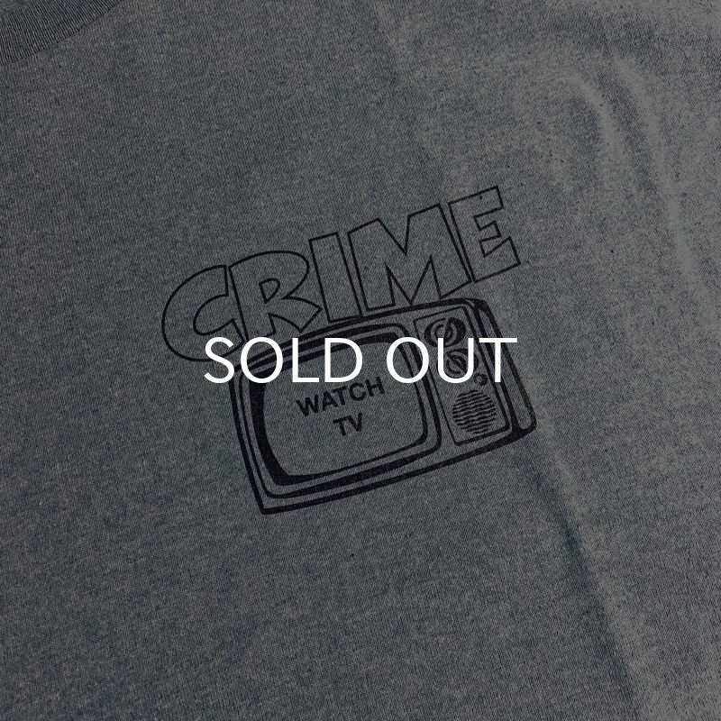 画像2: CRIME Tシャツ / WATCH TV (HEATHER INDIGO) (2)