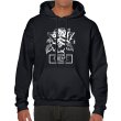 画像2: CRIME HOODIE CLASSIC FIT / ROSE (BLACK) (2)