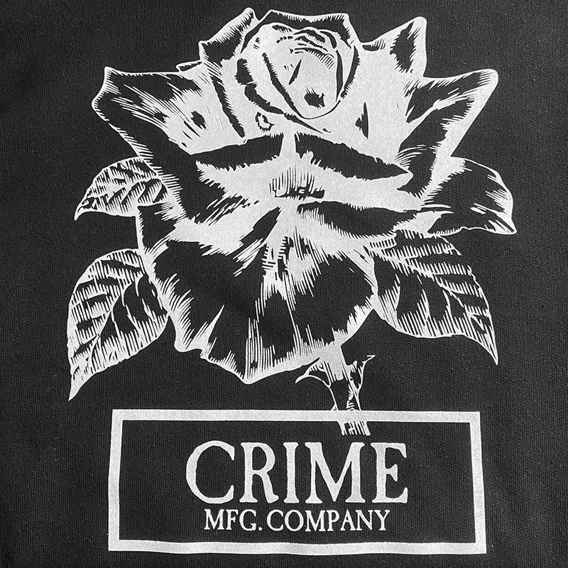 画像3: CRIME HOODIE CLASSIC FIT / ROSE (BLACK) (3)