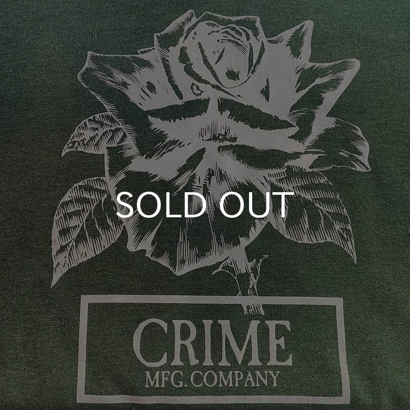 画像3: CRIME HOODIE CLASSIC FIT / ROSE (HEATHER DARK GREEN) (3)
