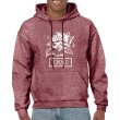 画像2: CRIME HOODIE CLASSIC FIT / ROSE (HEATHER DARK MAROON) (2)