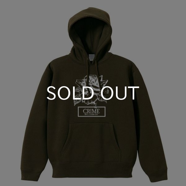 画像1: CRIME HOODIE / ROSE (OLIVE) (1)
