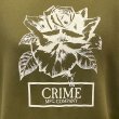 画像4: 【40%OFF】CRIME HOODIE / ROSE (OLIVE) (4)