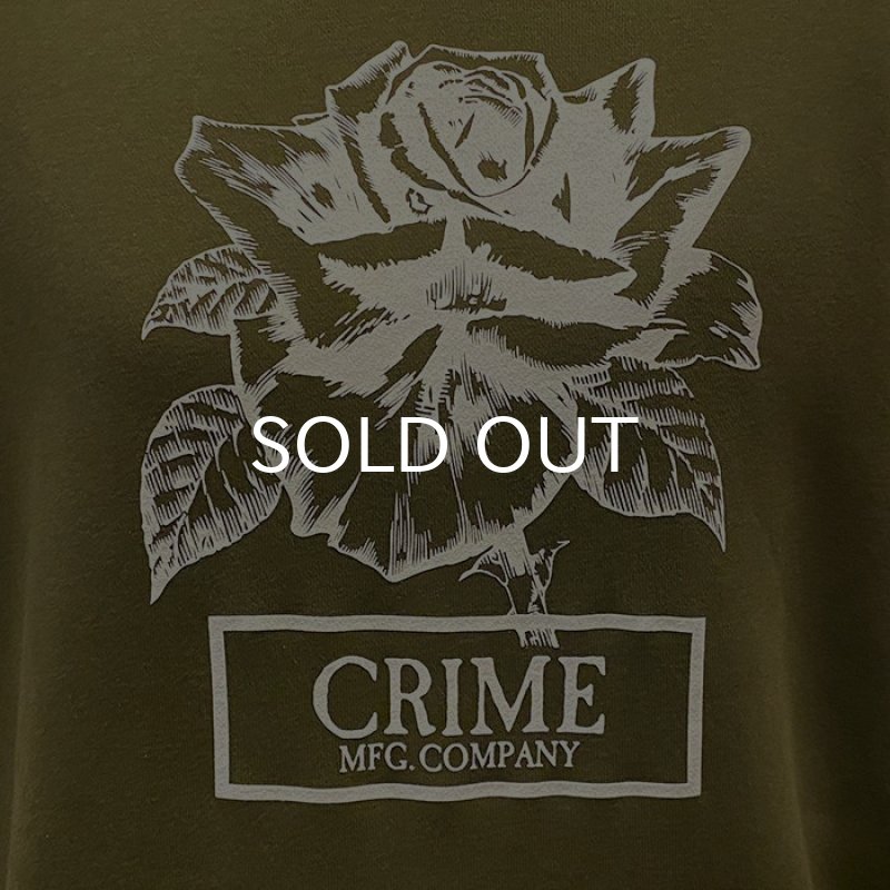 画像4: CRIME HOODIE / ROSE (OLIVE) (4)