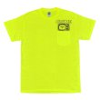 画像1: CRIME Tシャツ / WATCH TV POCKET (SAFETY GREEN) (1)