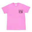 画像1: CRIME Tシャツ / WATCH TV (SAFETY PINK) (1)