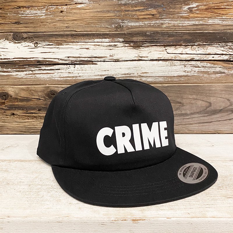 画像1: CRIME / BS LOGO SNAPBACK CAP (BLACK) (1)