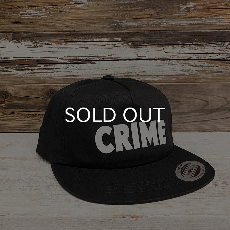 画像1: CRIME / BS LOGO SNAPBACK CAP (BLACK) (1)