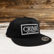 画像1: CRIME / MFG SNAPBACK CAP (BLACK) (1)