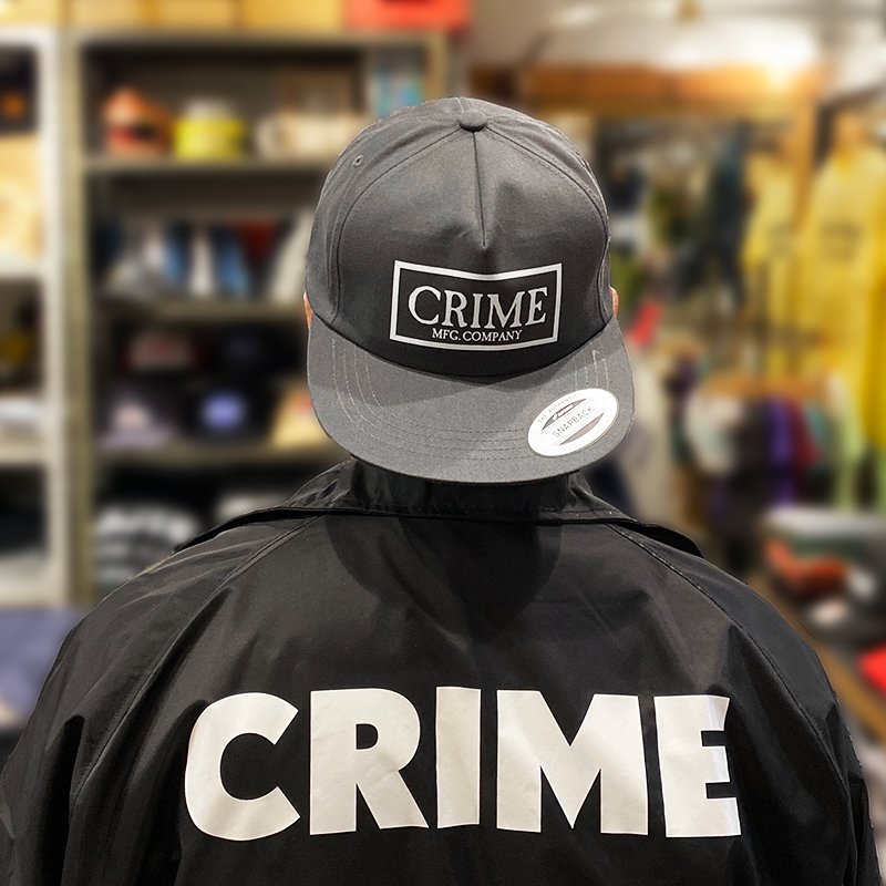 画像6: CRIME / MFG SNAPBACK CAP (CHARCOAL) (6)