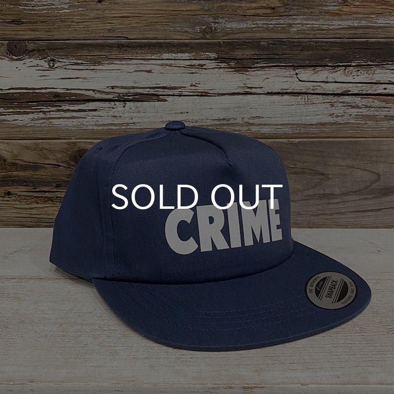 画像1: CRIME / BS LOGO SNAPBACK CAP (NAVY) (1)