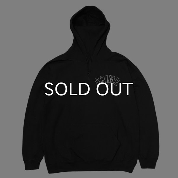 画像1: CRIME HOODIE / ARCH LOGO #1 (BLACK) (1)