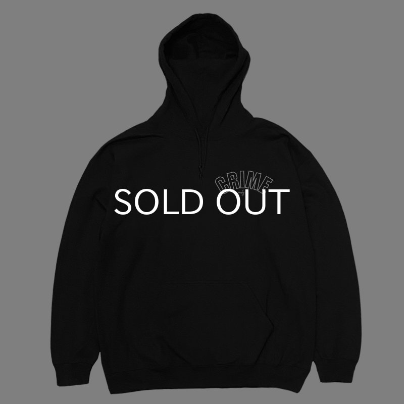 画像1: CRIME HOODIE / ARCH LOGO #1 (BLACK) (1)