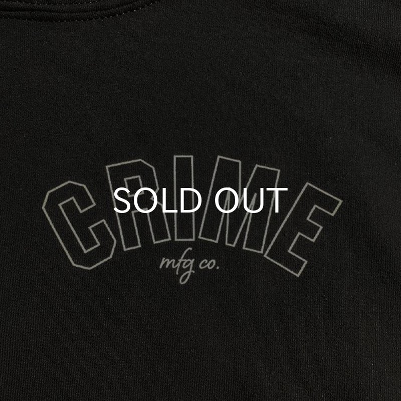 画像5: CRIME HOODIE / ARCH LOGO #1 (BLACK) (5)