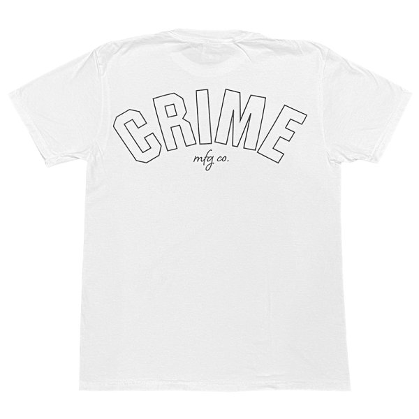 画像1: CRIME ARCH Tシャツ (WHITE) (1)