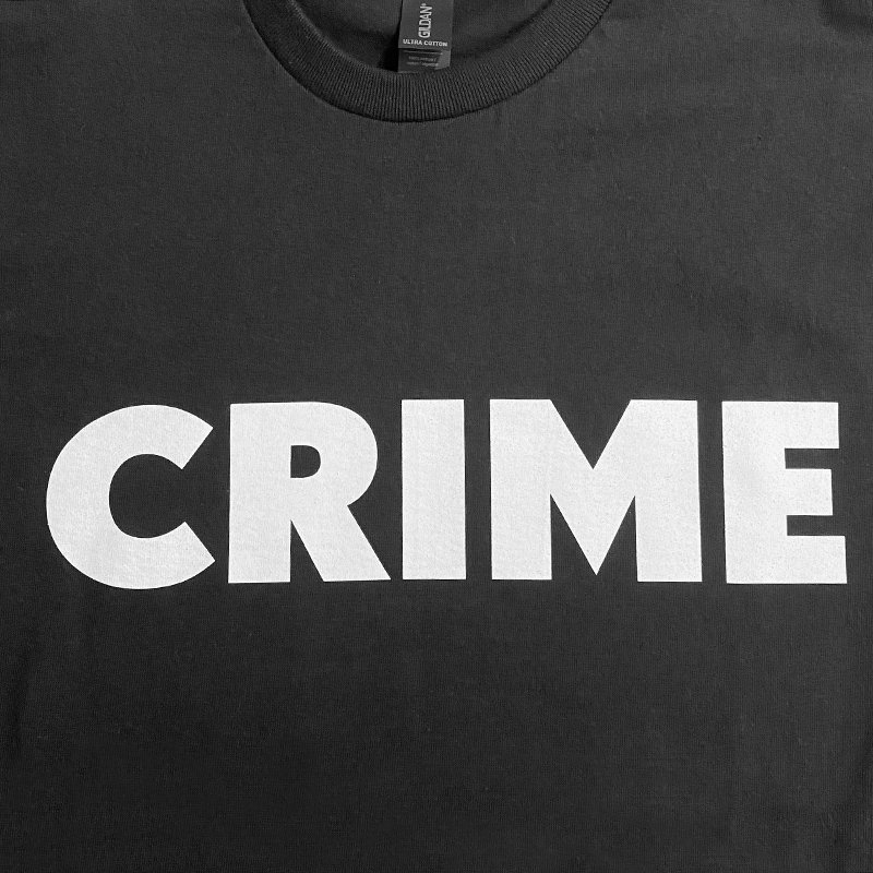 画像3: CRIME BS LOGO Tシャツ (BLACK) (3)