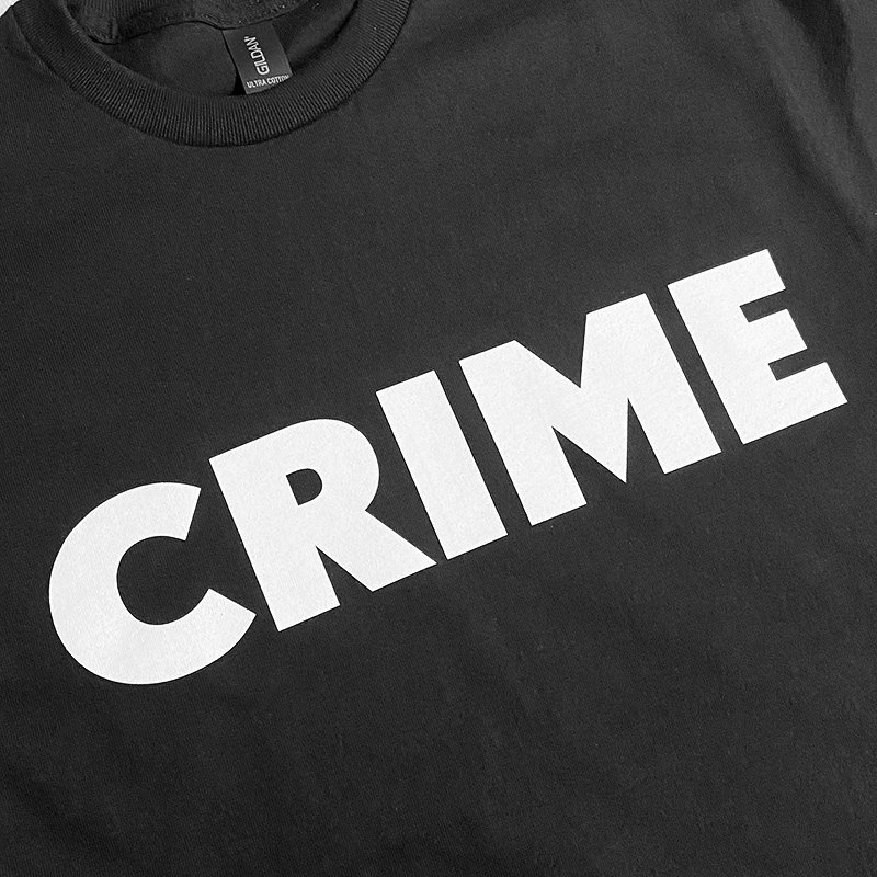 画像2: CRIME BS LOGO Tシャツ (BLACK) (2)