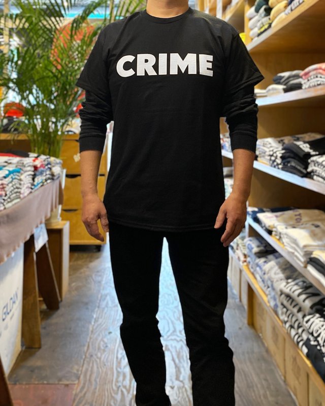 画像4: CRIME BS LOGO Tシャツ (BLACK) (4)