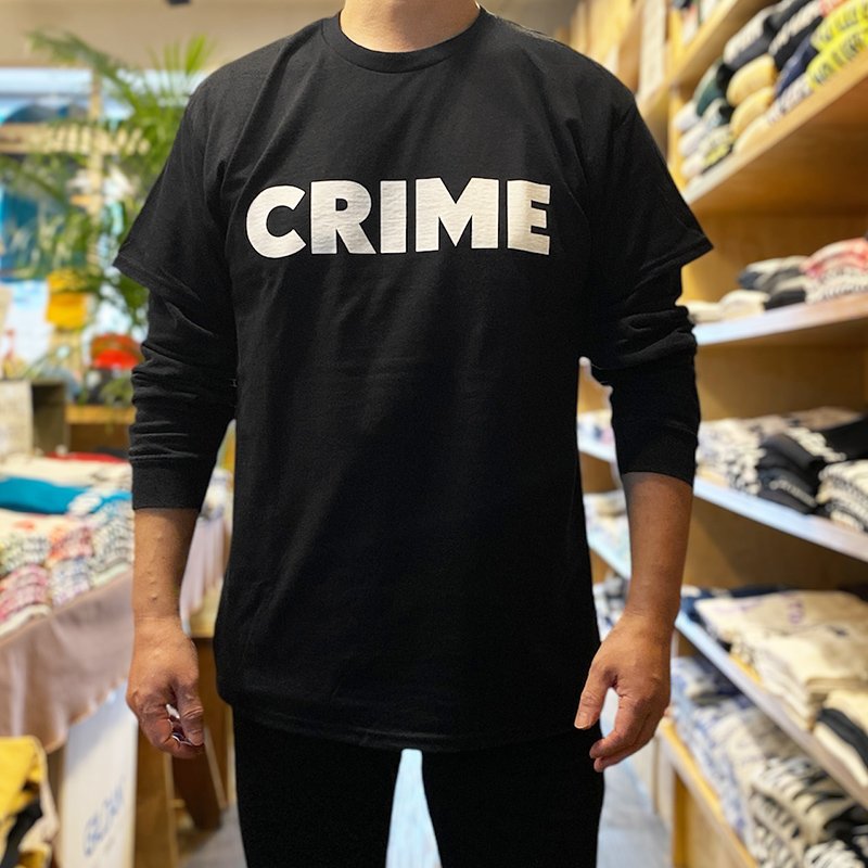 画像5: CRIME BS LOGO Tシャツ (BLACK) (5)
