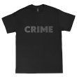 画像1: CRIME BS LOGO POCKET Tシャツ (BLACK/BLACK) (1)