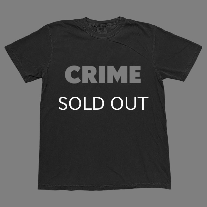 画像1: CRIME BS LOGO Tシャツ (PEPPER) (1)