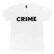 画像1: CRIME BS LOGO Tシャツ (WHITE) (1)