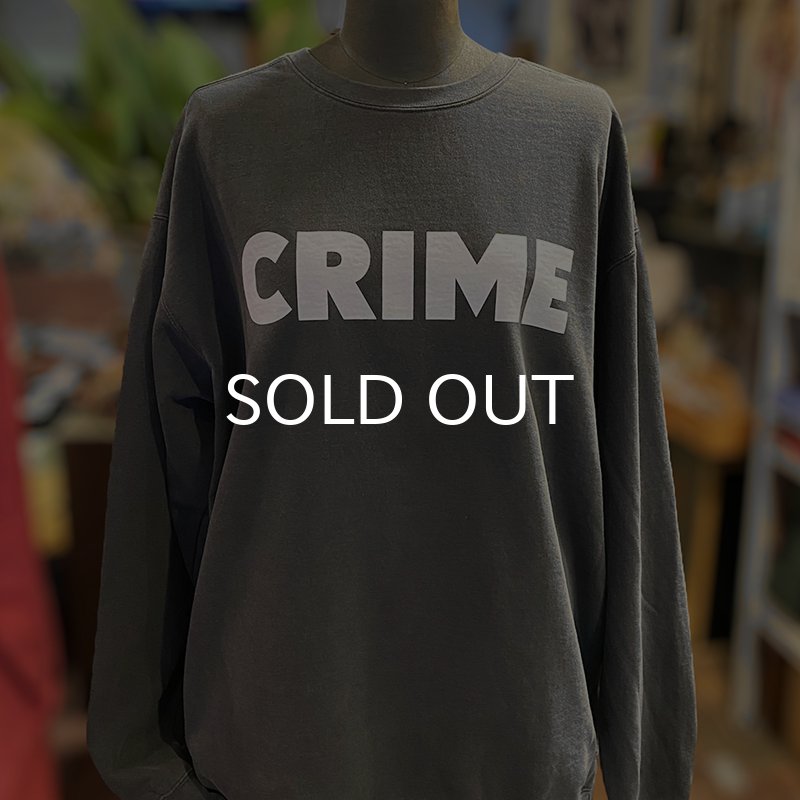 画像2: CRIME CREWNECK SWEAT / BS LOGO (2)
