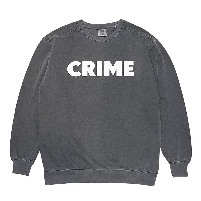 画像1: CRIME CREWNECK SWEAT / BS LOGO (1)