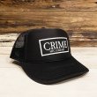 画像1: CRIME / MFG TRUCKER CAP (BLACK) (1)
