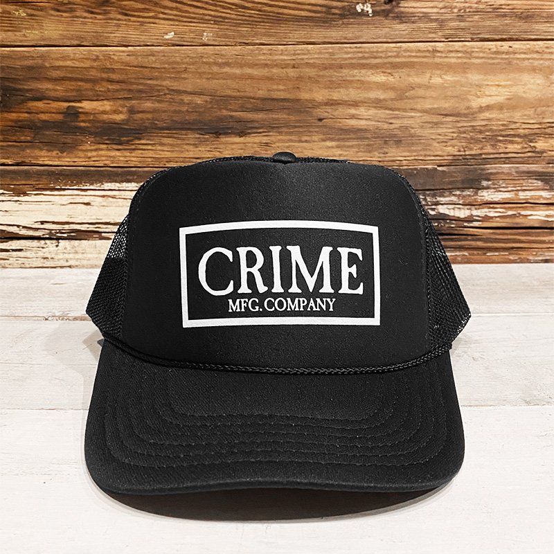 画像2: CRIME / MFG TRUCKER CAP (BLACK) (2)