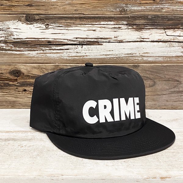 画像1: CRIME / BS LOGO SURF CAP (BLACK) (1)