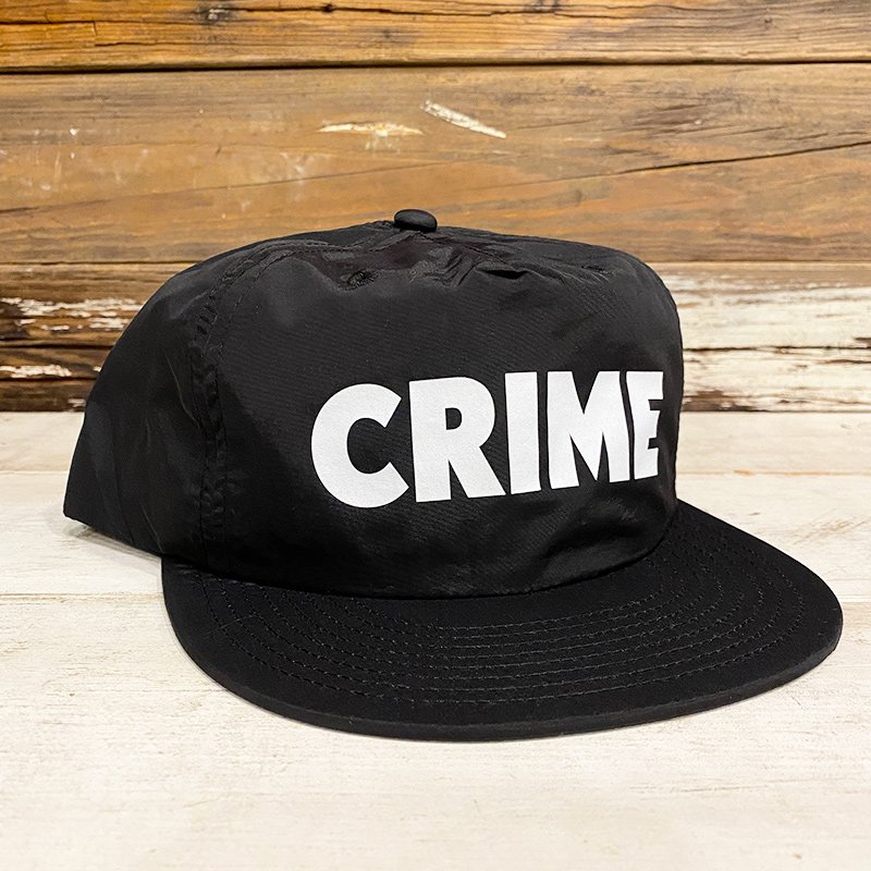 画像1: CRIME BS LOGO SURF CAP (BLACK) (1)