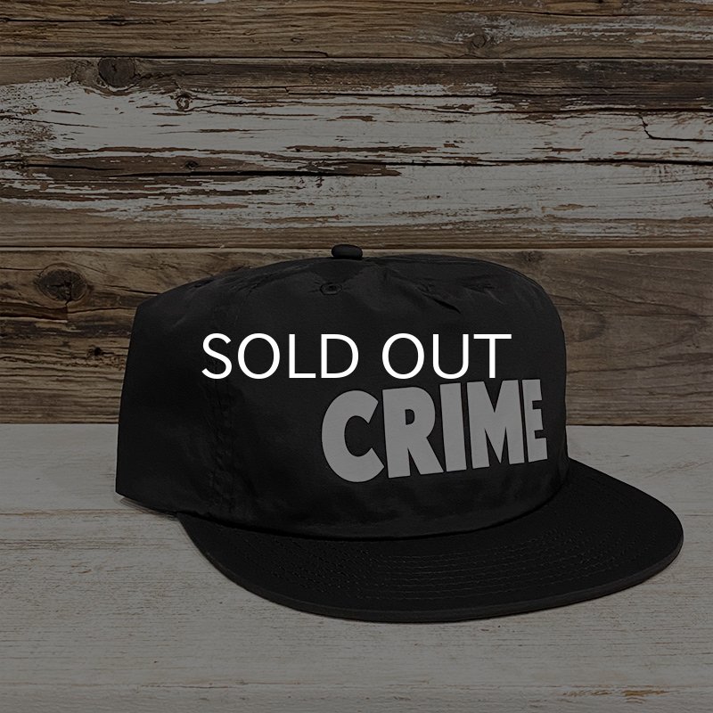 画像1: CRIME / BS LOGO SURF CAP (BLACK) (1)