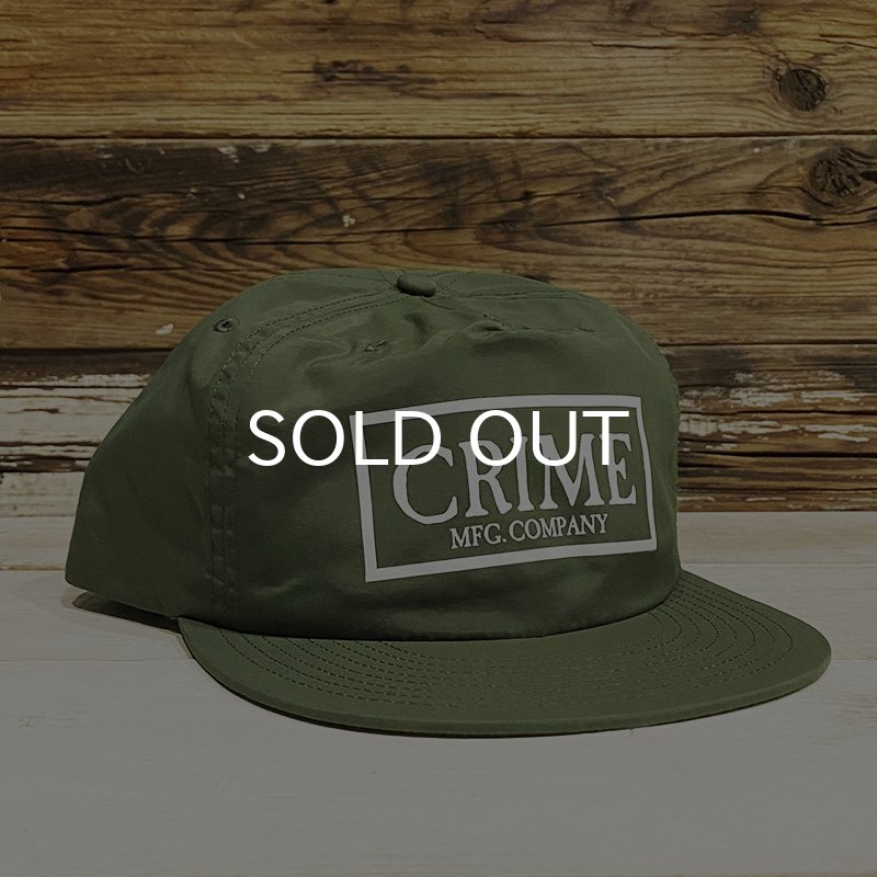 画像1: CRIME / MFG SURF CAP (ARMY) (1)