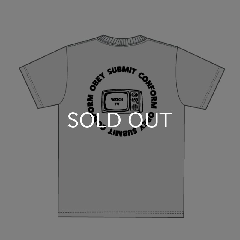 画像7: CRIME Tシャツ / WATCH TV POCKET (ASH) (7)