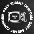 画像4: CRIME ロングスリーブTシャツ / WATCH TV (BLACK) (4)