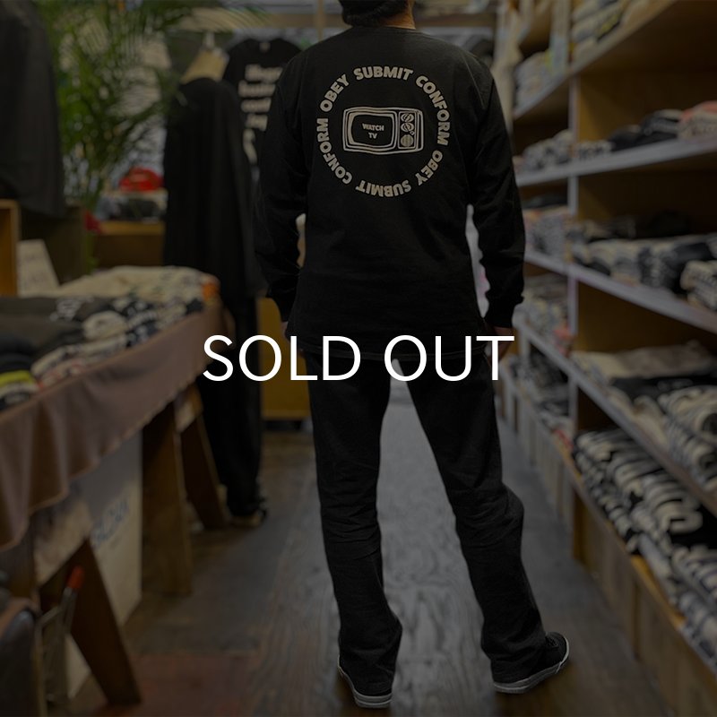 画像7: CRIME ロングスリーブTシャツ / WATCH TV (BLACK) (7)