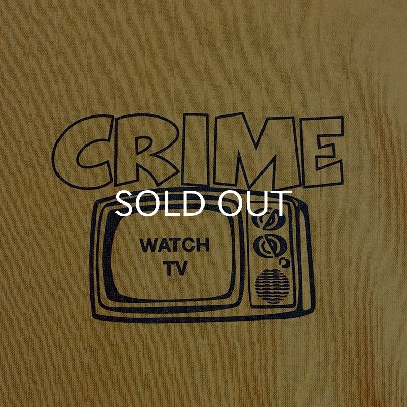 画像3: CRIME ロングスリーブTシャツ / WATCH TV (GOLD) (3)