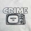 画像3: CRIME ロングスリーブTシャツ / WATCH TV (WHITE) (3)