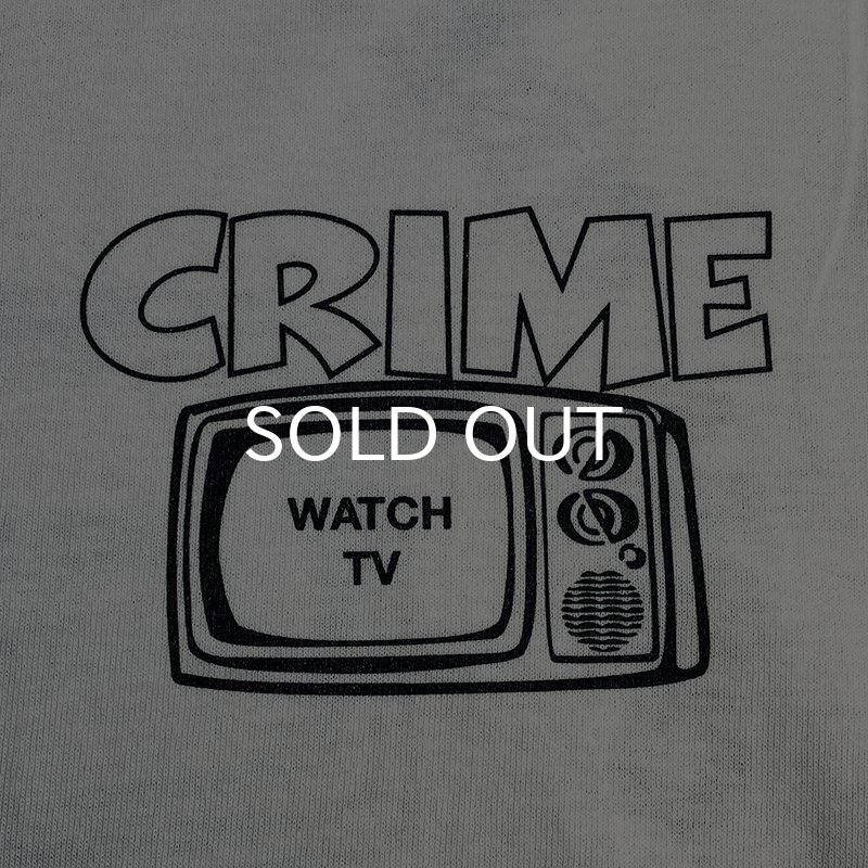 画像3: CRIME ロングスリーブTシャツ / WATCH TV (WHITE) (3)