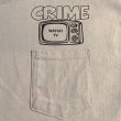 画像4: CRIME Tシャツ / WATCH TV POCKET (SAND) (4)