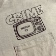 画像1: CRIME Tシャツ / WATCH TV POCKET (SAND) (1)