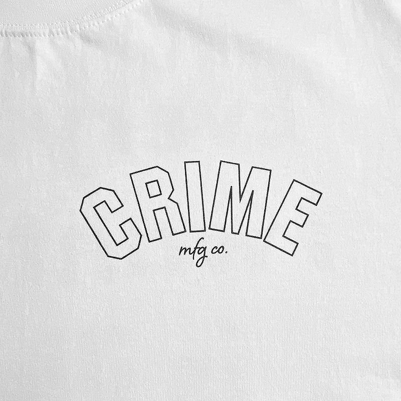 画像3: CRIME EVERYTHING I WANT TO DO IS ILLEGAL Tシャツ HEAVYWEIGHT (WHITE) (3)