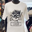 画像3: CRIME Tシャツ / ROSE (WHITE) (3)