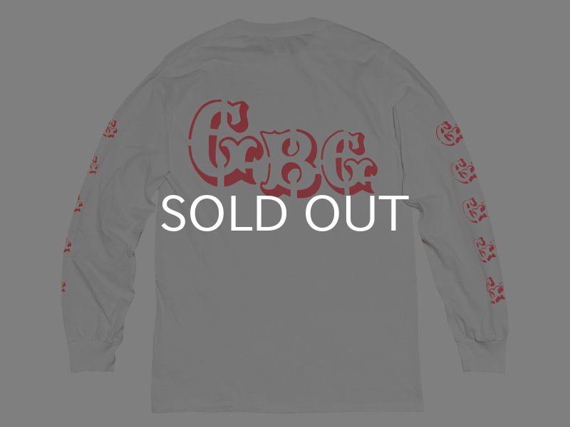 画像2: GUERRILLA BASE GALLERY ロングスリーブTシャツ / GOOD FOR HEALTH (WHITE/PINK) (2)