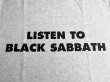 画像3: LISTEN TO BLACK SABBATH Tシャツ (ASH) (3)