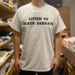 画像2: LISTEN TO BLACK SABBATH Tシャツ (ASH) (2)