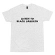 画像1: LISTEN TO BLACK SABBATH Tシャツ (ASH) (1)