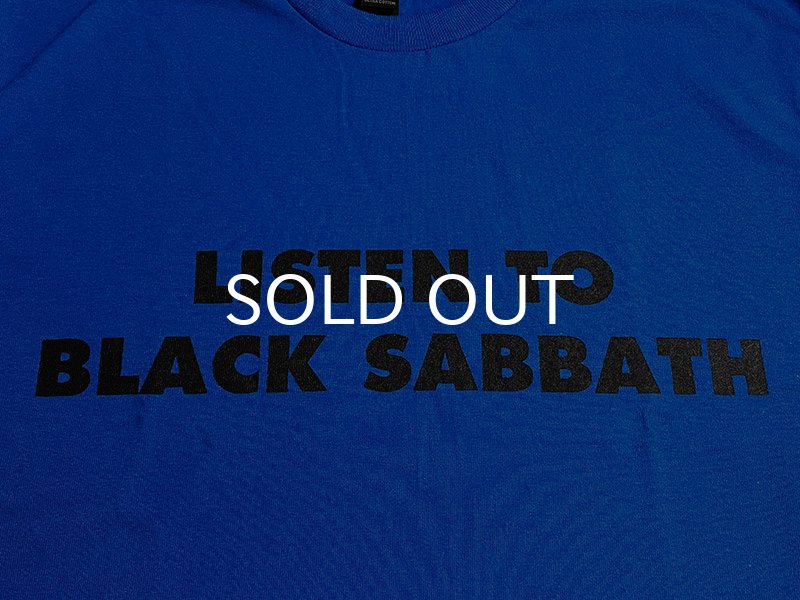 画像3: LISTEN TO BLACK SABBATH Tシャツ (ROYAL BLUE) (3)