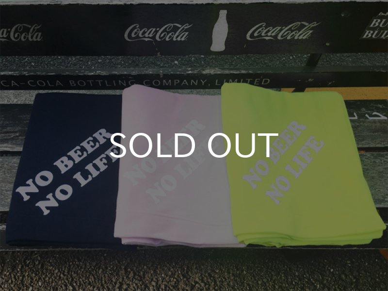 画像4: NO BEER NO LIFE FLEECE BLANKET (NAVY) (4)